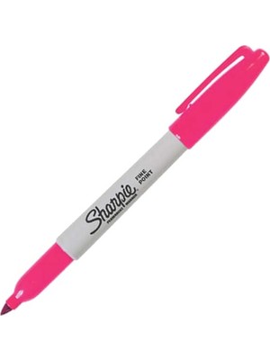 Kitabevimden Sharpie Markör Permanent Fine Yuvarlak Uçlu Pembe 1785161
