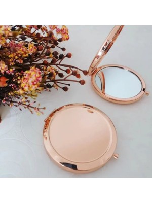 Zenvia Promosyon Rose Renk Cep Aynası