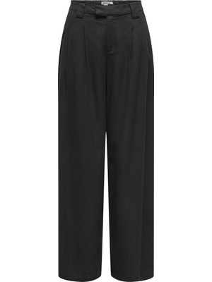 Only Onlsvea Keten Karışımlı Regular Fit Orta Bel Pantolon Bayan Pantolon 15364120