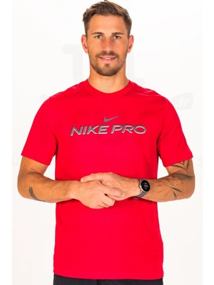 Nike Pro Dri Fit Training Tee Erkek Antreman Tişört Kırmızı