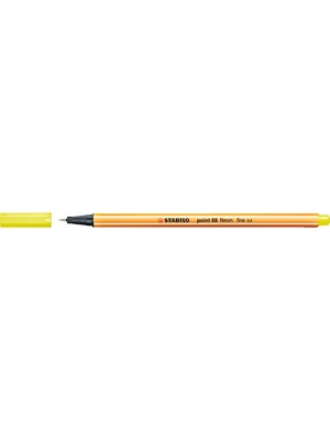 Kitabevimden Stabilo Keçe Uçlu Ince Kalem 88 Point 0.4 mm Fosforlu Sarı 88/024-10 Lu