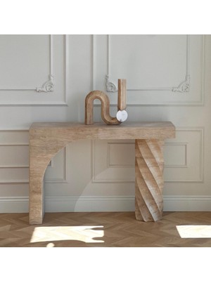 Feyza Design Bej Mermer Dresuar - Yüksek Kalite ve Zarif Tasarım