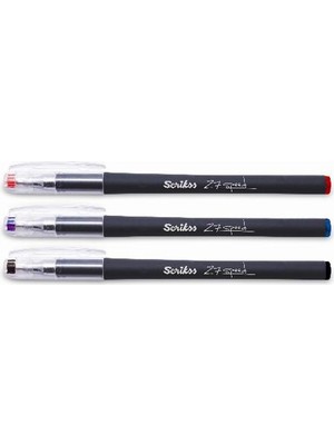 Kitabevimden Scrikss Tükenmez Kalem Z7 Speed Jel 0.7 mm Mavi 12 Li