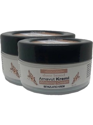 Süper Three Brand Arnavutkremi 2li Adet Whitens Cream Tümbölge  Kremi 50 ml