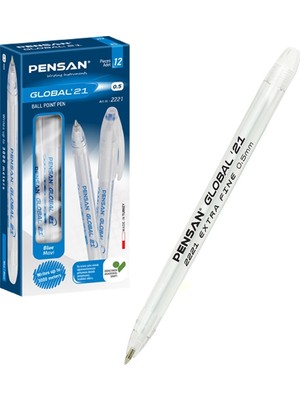 Kitabevimden Pensan Tükenmez Kalem Global 0.5 mm Siyah 2221