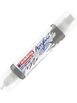Kitabevimden Edding Akrilik 3D Double Lıner Antrasit 926 5 Adet