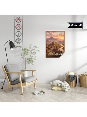 Akıllı Kağıt Türkiye Iller Tablo - Poster Ardahan (Model-41)