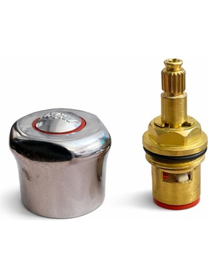 Akçay Musluk Kafası Kapak Takımı Paslanmaz Musluk Başlığı