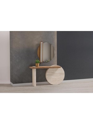 Feyza Design Modern Bej Mdf Dresuar - 80X145 Cm, Dayanıklı ve Şık