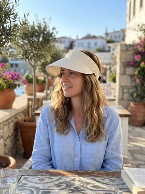 Şapkacımadam Kadın Hasır Siperlik