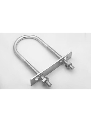 Zenvia U Civata, Karşılık Demiri + Somunlu - M8X50 - 20 Set