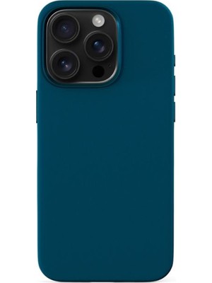 Epico iPhone 16 Pro Mag+ Silikon Kılıf Petrol Blue