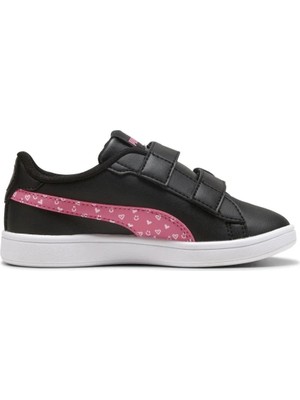 Puma Smash 3.0 Hearty Inf Bebek Spor Ayakkabı Siyah Pembe
