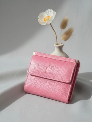 Her Çantaya Sığabilecek Ölçüde Hakiki Deri Juno Model Sihirli Kadın Cüzdanı