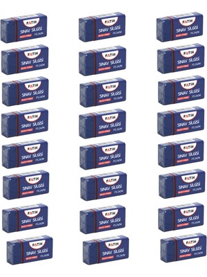 Fatih FS24/M Sınav Silgisi 24’lü Set PVC İçermeyen Ekstra Temiz Silme Özelliği ile
