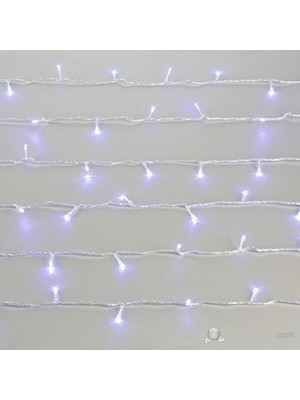 Cata Mavi Renkli 10 mt Led Eklenmeli Yılbaşı Süsü Uzunluğu 10 Metre Parti ve Dekorasyon İçin