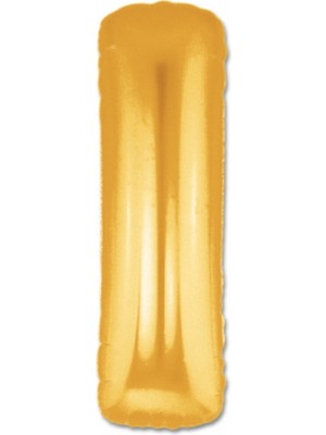 Zenvia I Harf Folyo Balon Altın Renk 40 Inç