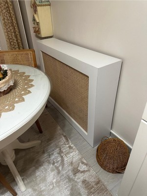 Feyza Design Doğal Hazeran Petek Kapama & Dresuar - Beyaz