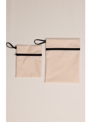 Glarus 2'li Set Su Geçirmez Islak Eşya Çantası Çocuk Yüzme, Spor, Havuz ve Kirli Çamaşır Torbası Wet Bag