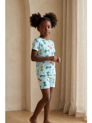 Bony Socks Dinozor Desenli Çocuk Şort Takım