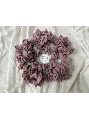 Aslı Özgün 10'lu Pembe Scrunchie Saç Toka Seti (Kına, Nişan, Bride To Be Hediyelik)