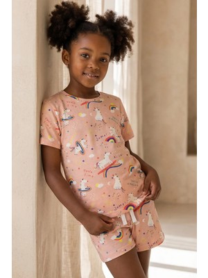 Bony Socks Unicorn Desenli Çocuk Şort Takım