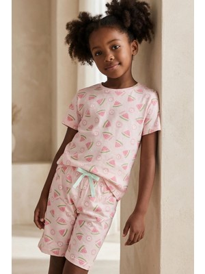 Bony Socks Karpuz Desenli Çocuk Şortlu Pijama Takımı