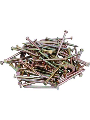 Zenvia Sarı Çelik Çivi - 3X50 Parke ve Süpürgelik Çivisi 100 Adet