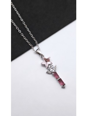 Serenity Asalı Hilal Yıldız Figür Çelik Kolye