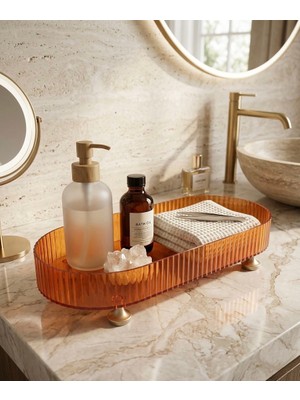KoreHome Amber Retro Ayaklı Banyo ve Mutfak Düzenleyici Organizer
