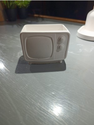 Velmor Candle Geçmişe Yolculuk Nostaljik Tv Tasarım Saksı % Obje