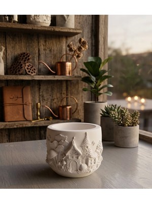 Velmor Candle Velmor Masal Köyü Saksı & Obje