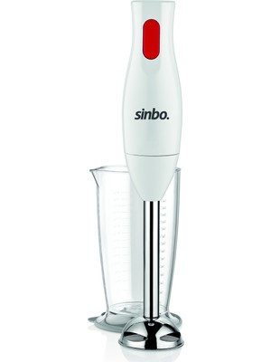 Sinbo SHB-3102 El Blenderi 350 W Güç, 700 ml Kapasite ve Paslanmaz Çelik Bıçak Özelliği ile Beyaz