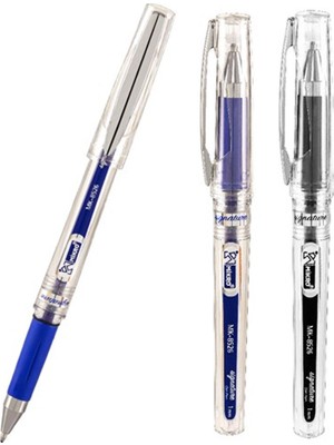 Kitabevimden Mikro Roller Kalem Jel Bilye Uçlu 1.0 mm Siyah Imza Kalemi MK-8526