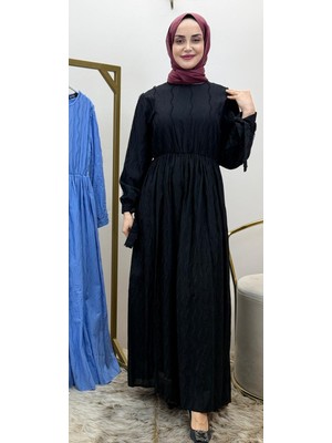 JOOQSTORE Minimal Ponpon Detaylı Elbise