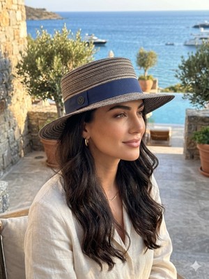 Şapkacımadam Kadın Hasır Fötr Şapka