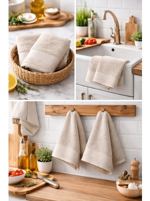 Bumefa % 100 Coton Mutfak Havlu Seti