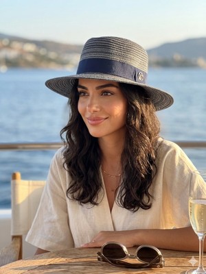 Şapkacımadam Kadın Hasır Fötr Şapka