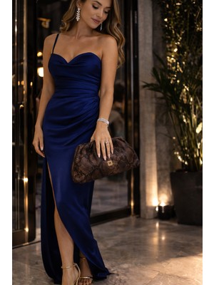 Bej Yılan Derisi Desenli Büzgülü Kadın Portföy Çanta | Bej T8302