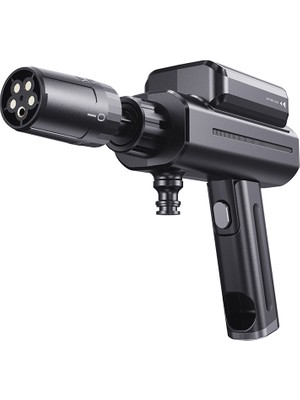 Lenyes LCW01 5 Kademeli Yüksek Basınçlı Yıkama Tabancası Köpük Hazneli Taşınabilir 120W Siyah