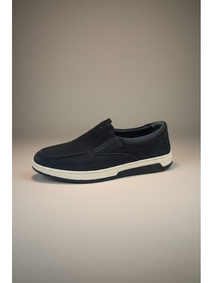 Modayak Ata Siyah Poli Taban M190 Hakiki Deri Günlük Erkek Ayakkabı