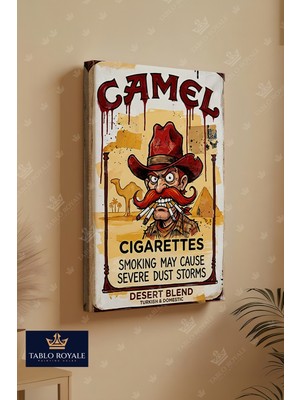 Tablo Royale Camel Paket Kanvas Tablo - Salon Tablo - Ofis Tablo