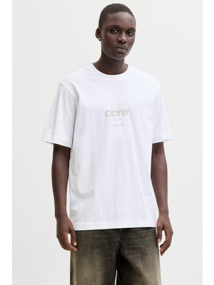 Jack & Jones Core Logolu Pamuklu Regular Fit Bisiklet Yaka T Shirt Erkek T Shirt 12289868
