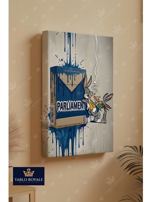 Tablo Royale Parliament Paket Bugs Bunnykanvas Tablo - Salon Tablo - Ofis Tablo