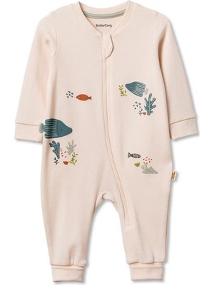 BabyCosy Organic Wear Bebek Tulum %100 Organik Pamuk , Bebek - Yenidoğan- CSY8212