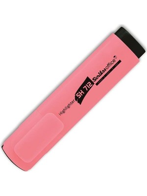 Kitabevimden Scrikss Fosforlu Kalem Pastel Pembe (12 Li) Sh 712