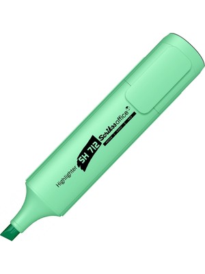 Kitabevimden Scrikss Fosforlu Kalem Pastel Yeşil (12 Li) Sh 712
