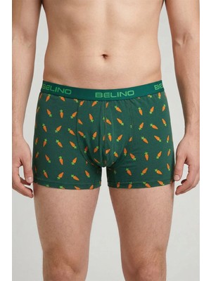 Belinoplus  Desenli Erkek Boxer- Carrot Charm