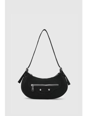 Shule Bags Sandy 90's Retro Baget Çanta Siyah