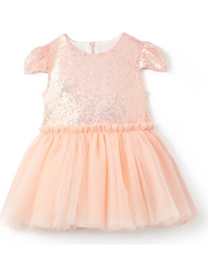 Crystal Dream Champagne Elbise